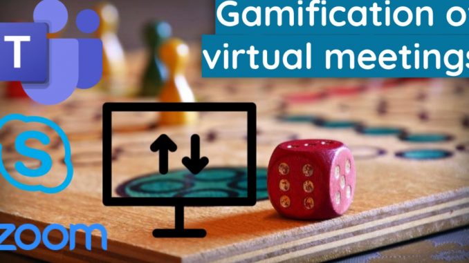 Gamification of virtual meetings