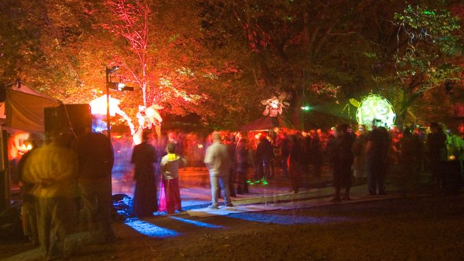 Outdoor dancefloor