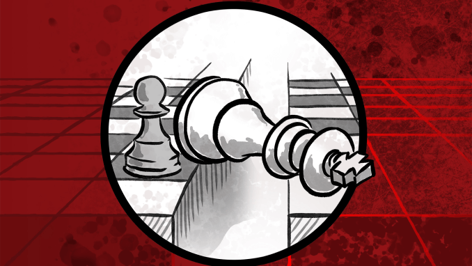 Falling Chess Piece - failure in games