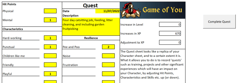 The Game of You – Quests - Ludogogy
