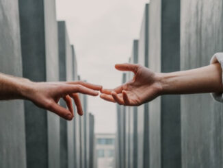 Hands joined holocaust memorial