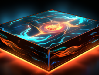 A board game box glowing with power